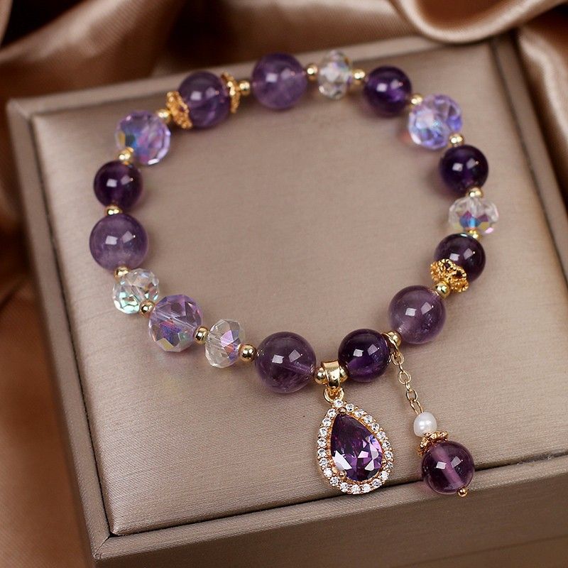Amethyst Spiritual Bracelet for Inner Peace & Emotional Balance | Women's Spiritual Bracelet